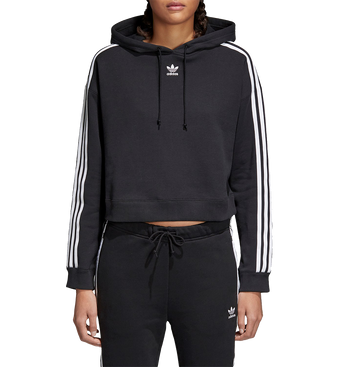 Adidas Crop Hoodie Womens